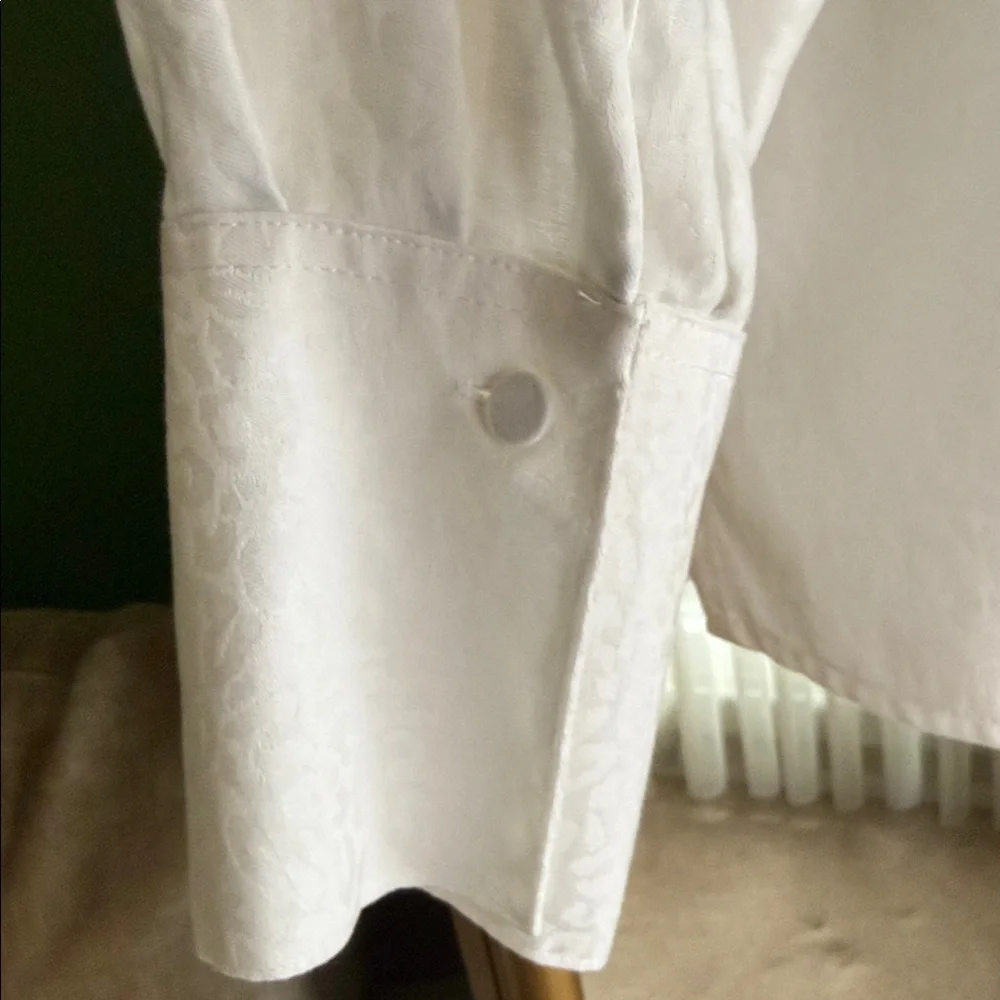 Foxcroft White Ruffle Blouse - Picture 10 of 10